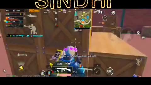 PUBG mobile short video 1v3 clutch