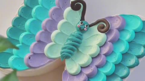 Butterfly shape cake decorations ideas