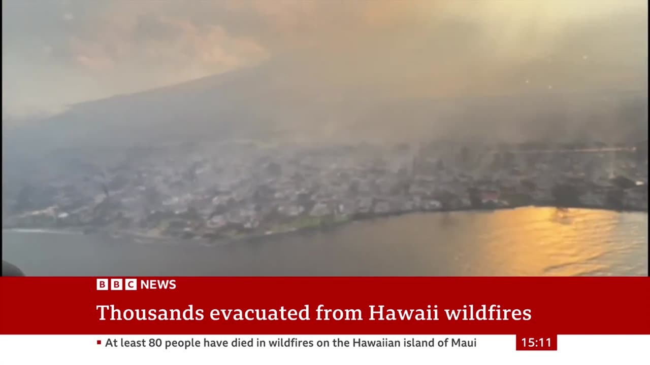 Hawaii wildfires: At least 80 killed in Maui – BBC News..