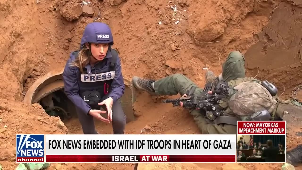 Fox News gets behind-the-scenes look at warzone in Gaza