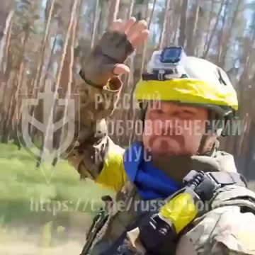 Russian Volunteer Corps in Russian open spaces.