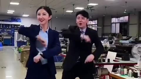 Chinese girl romance scene short 