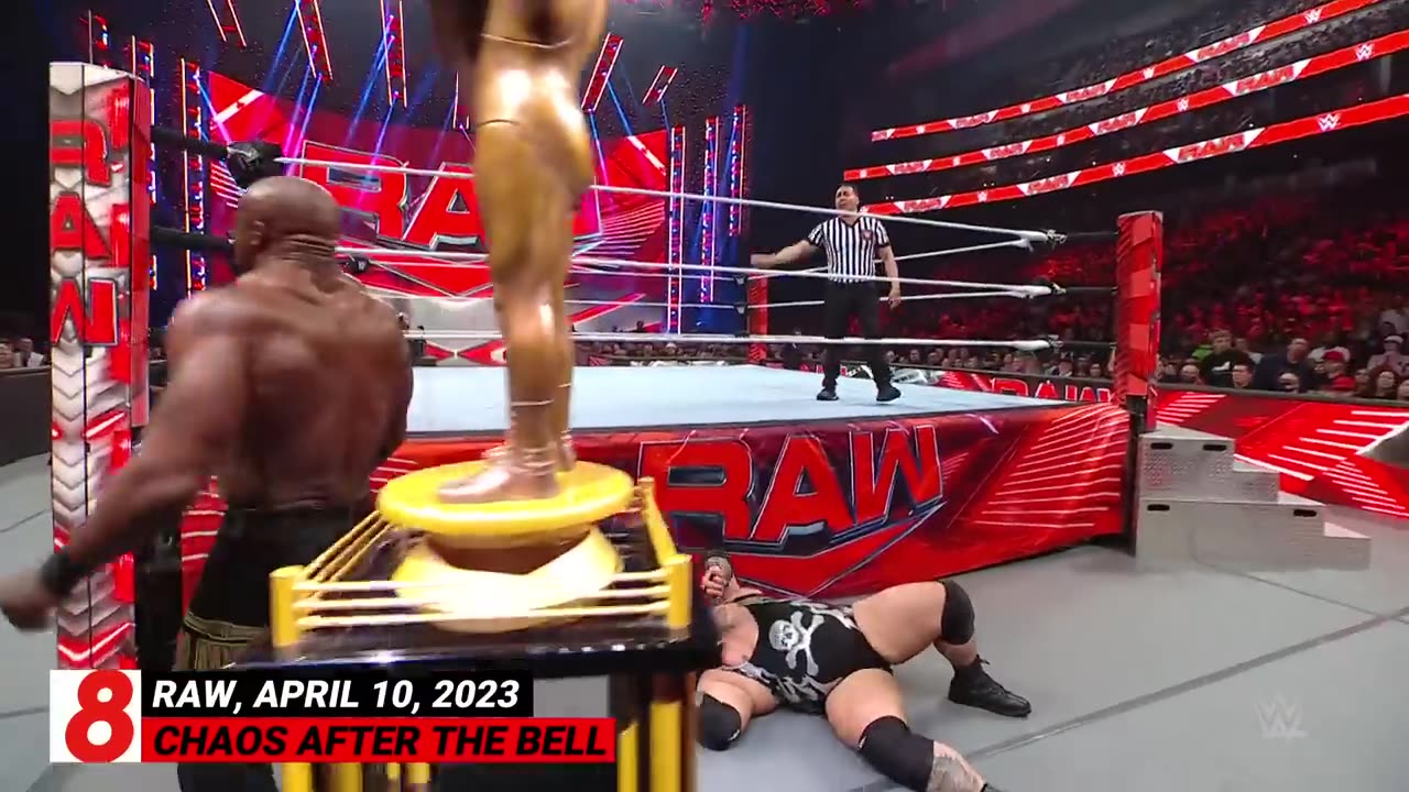 Top 10 Raw moments April 10, 2023