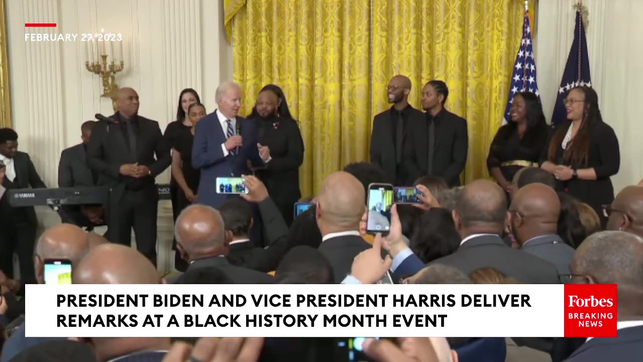 President Biden Jokes About How Long He’s Been In Office During Black History Month Event