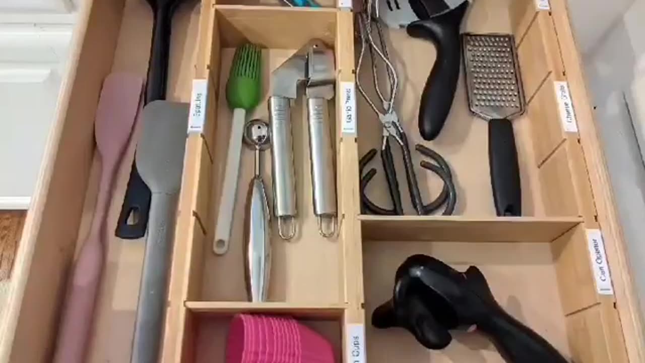 Organize everything from kitchen utensils to dining room supplies!