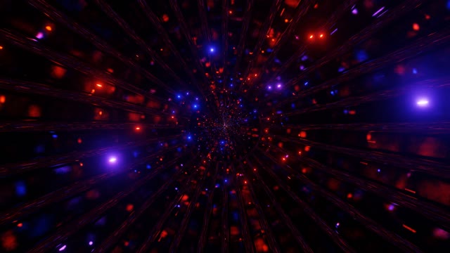 FREE background video vj loop | glowing blinking space galaxy particles