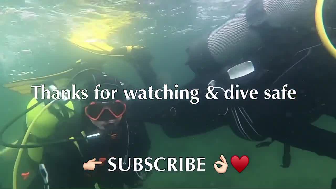 Scuba diving is just so relaxing, cold water scuba diving in Denmark.