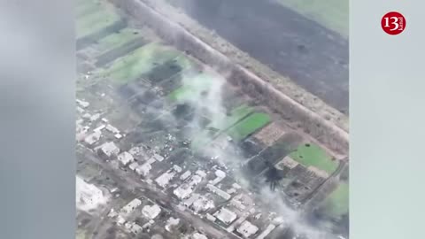 Russian tank fires at Ukrainian army positions, comes under rocket fire