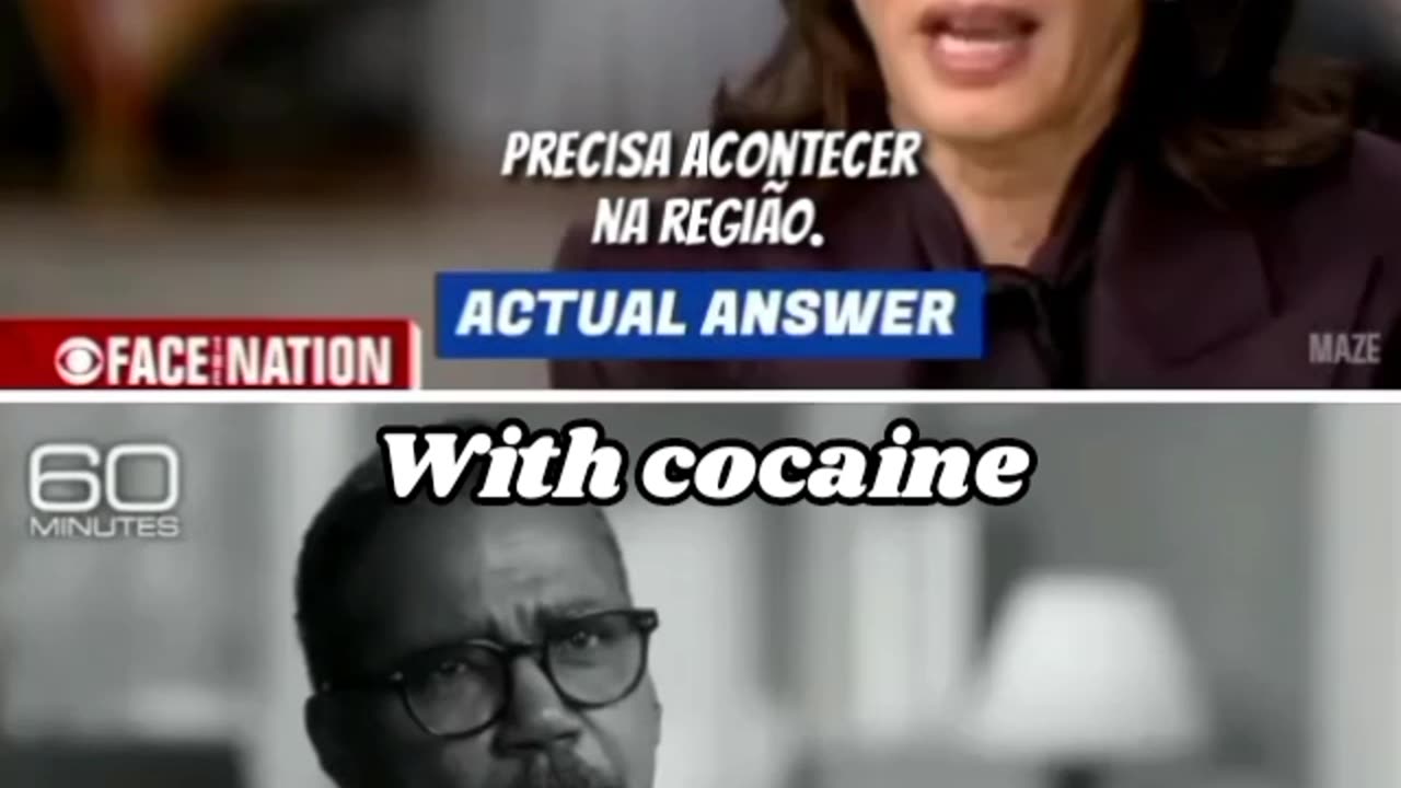 Kamala Harris: Cocaine-free With cocaine