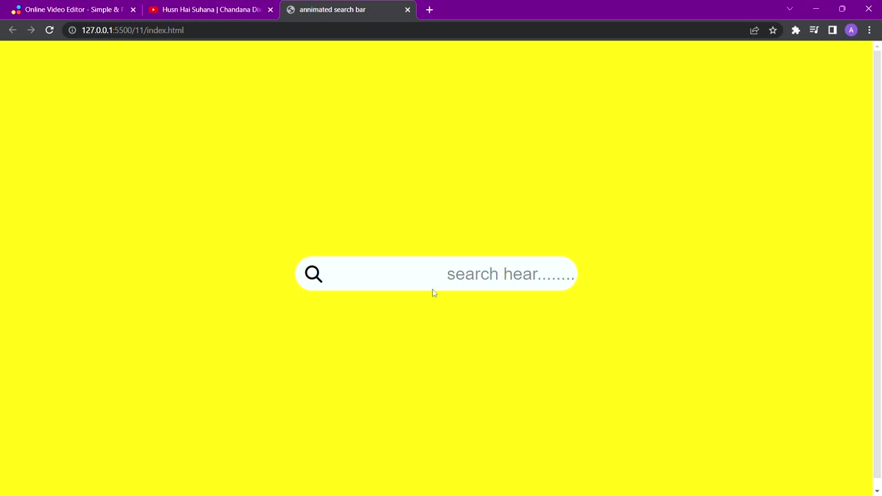 html css project tutorial