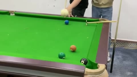 funny video billiard