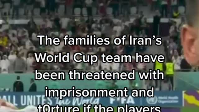 The families of Iran's World Cup team have Sbeen threatened with T-n imprisonment and tOrture if