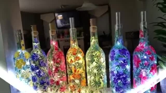 most latest wine bottle craft ideas for beginners