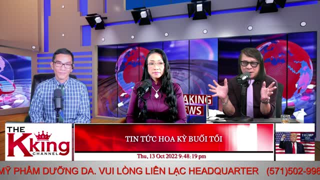 TIN TỨC HOA KỲ BUỔI TỐI - 10/13/2022 - The KING Channel