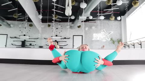 Yoga gymnastics flow with Olesya