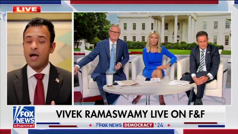 Vivek Ramaswamy on Fox News' Fox & Friends Touching on Trump's Arrest 8.25.23