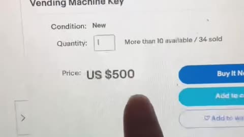I found the key to vanding machine