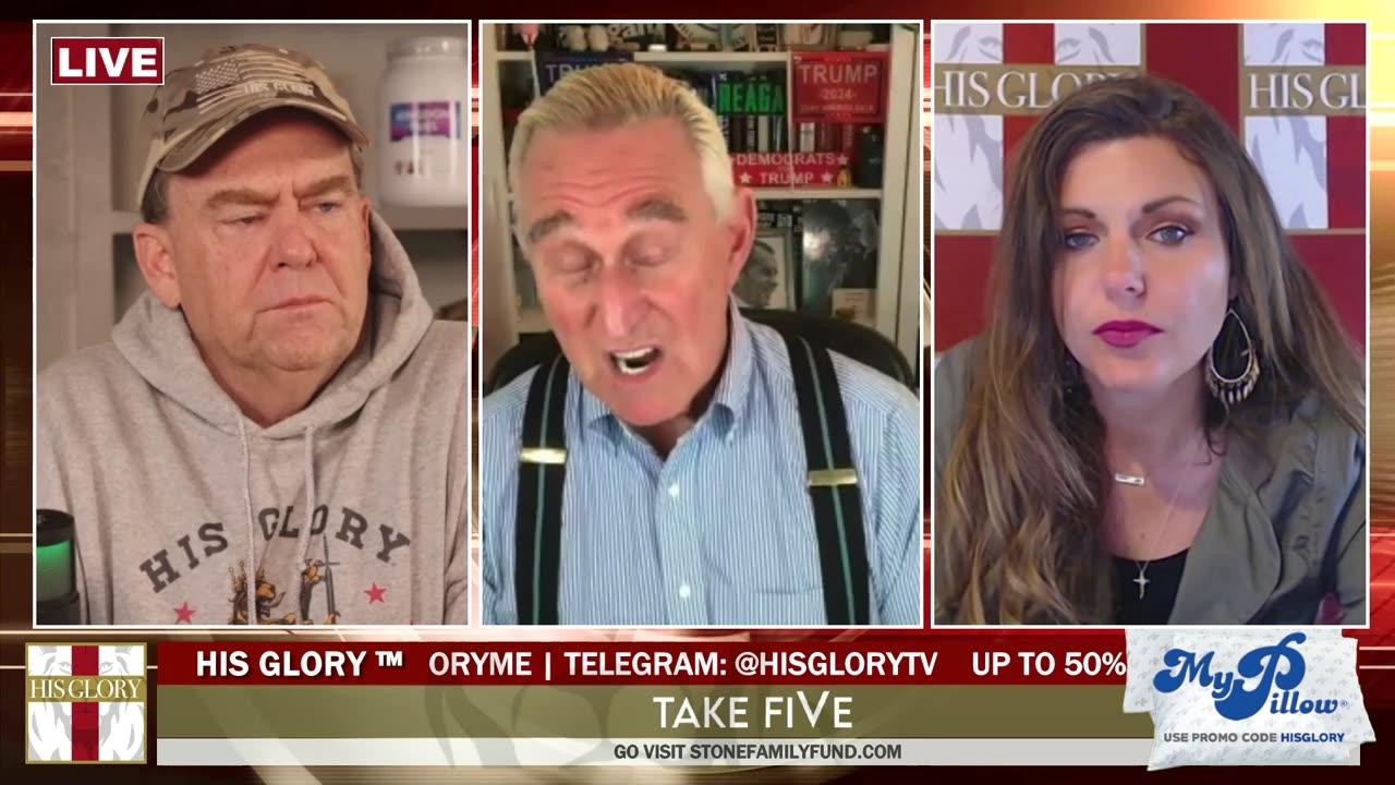 Roger Stone joins His Glory: The Best of His Glory