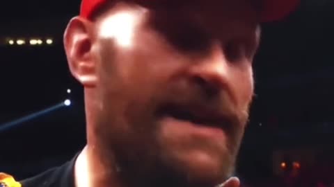 Tyson Fury: Proclaiming Christ.