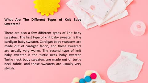 How to Choose the Best Baby Sweater for Your Kids