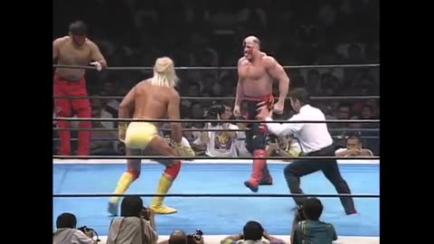 Hulk Hogan 1993 match in japan