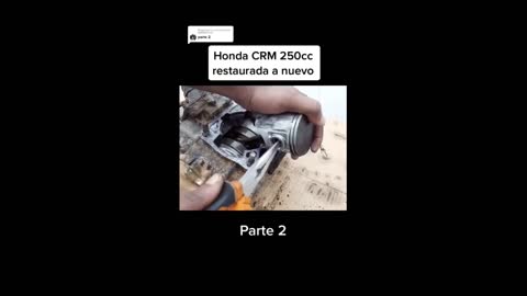 Maintenance of Honda CRM 250cc