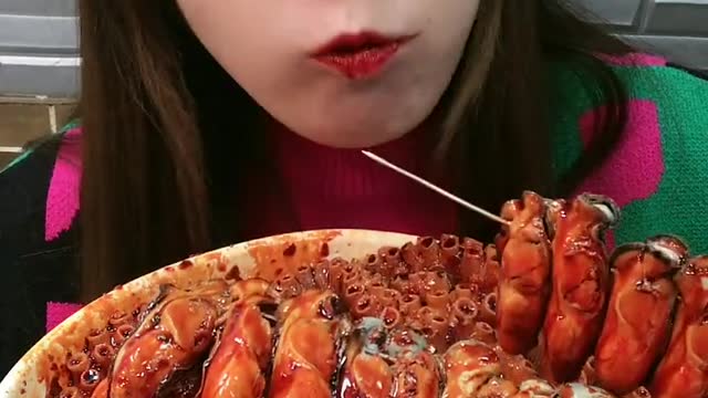 ASMR eating Spicy Seafood 🔥🔥🔥