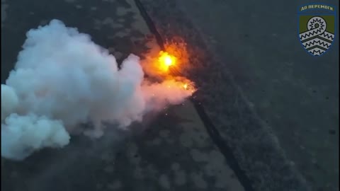 Russian Tank Detonates