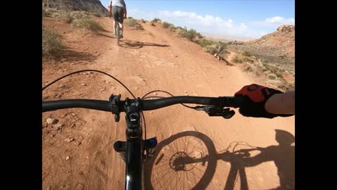 3 Fingers of Death feature on the Bear Claw Poppy Trail Mt Biking