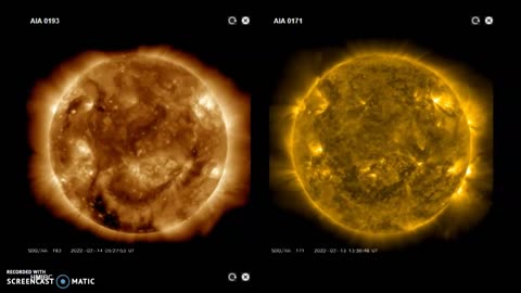 Space Weather Update February 15th 2022! M-1 Flare!