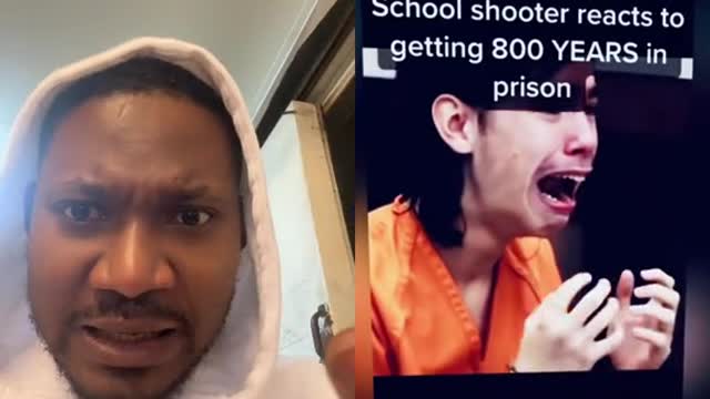 School Shooter reacts after sentences for 800years in prison...