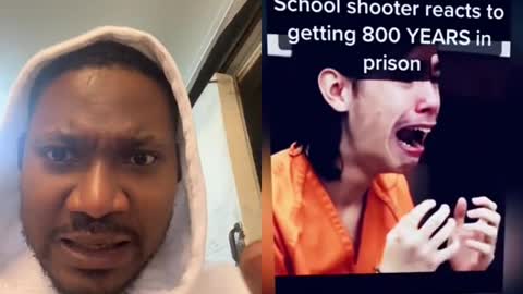 School Shooter reacts after sentences for 800years in prison...