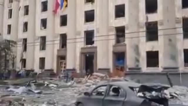 Kharkiv results of shelling. With such fraternal people we deal with