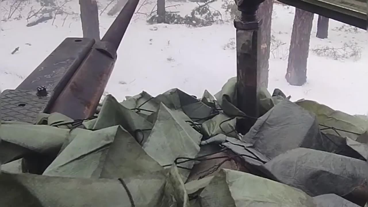 An armored group of Pskov paratroopers works on the AFU in the forest belt near Kremenna