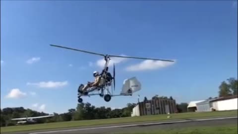 SportCopter gyroplane slow motion