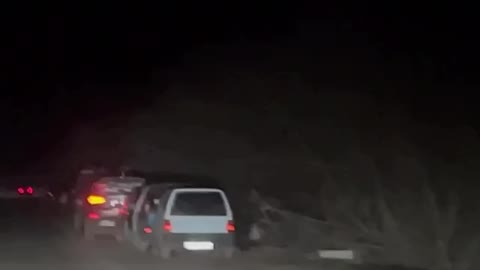 Ukraine War - Line of Cars