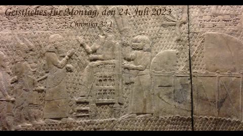 Geistliches für Montag, den 24. Juli 2023