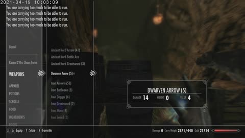 The Elder Scrolls 5 Skyrim Female Orc Karen D'Orc Part 31