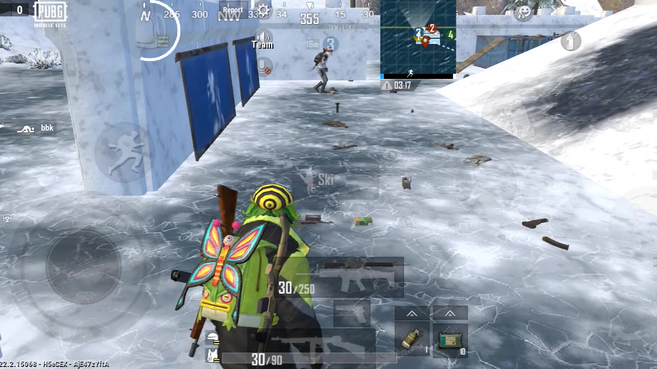 Today I lind at ice land PUBG mobile light