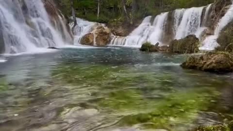 #waterfall #runningwater #clearwater #comfortable #tiktok #foryou #beauty #travel #scenery