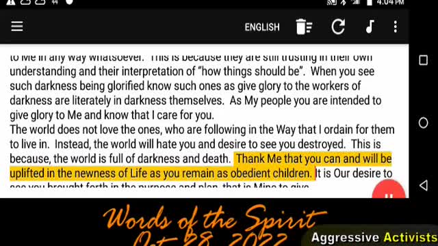 THE WAY OF FOOLS_Words of the Spirit-Oct 28 2022