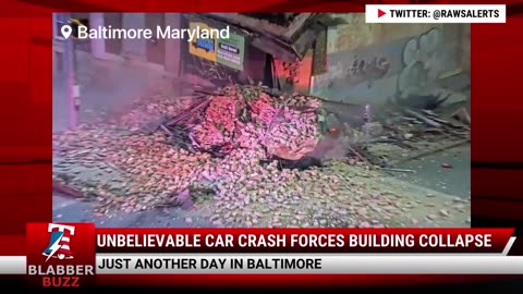 Unbelievable Car Crash Forces Building Collapse