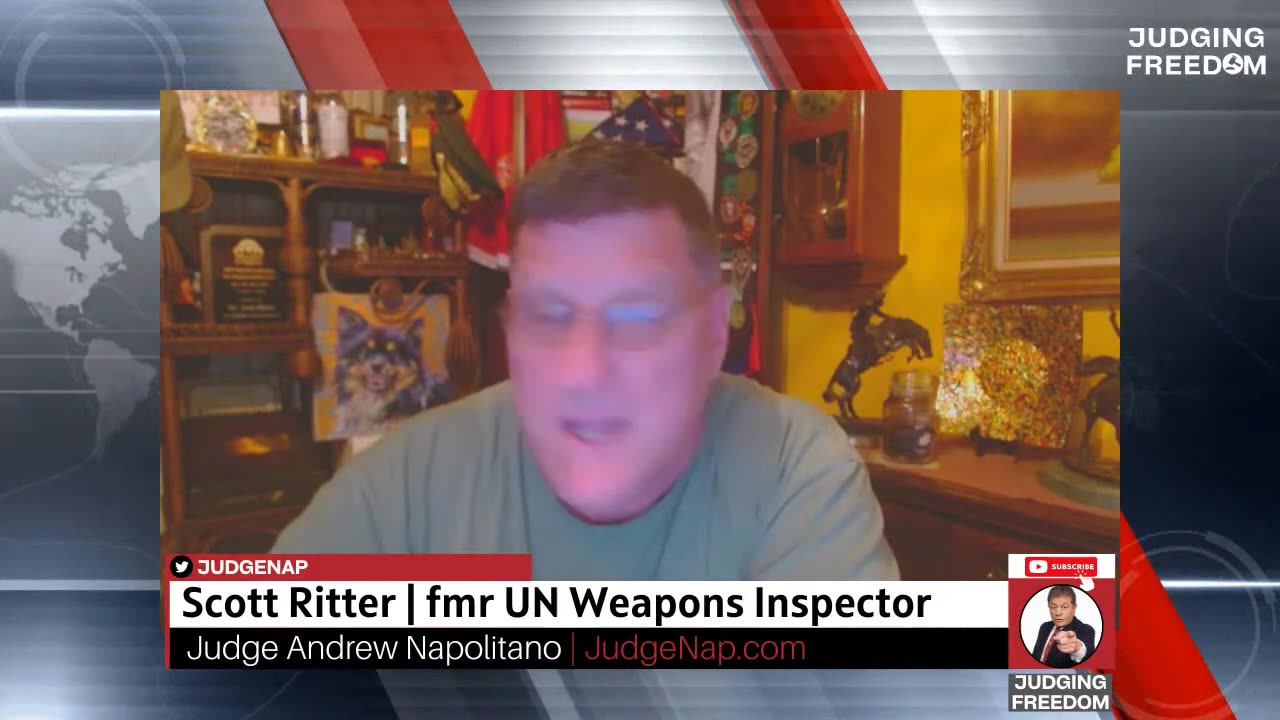 US Marines Intelligence Officer & former UN Weapons Inspector Scott Ritter 26th November