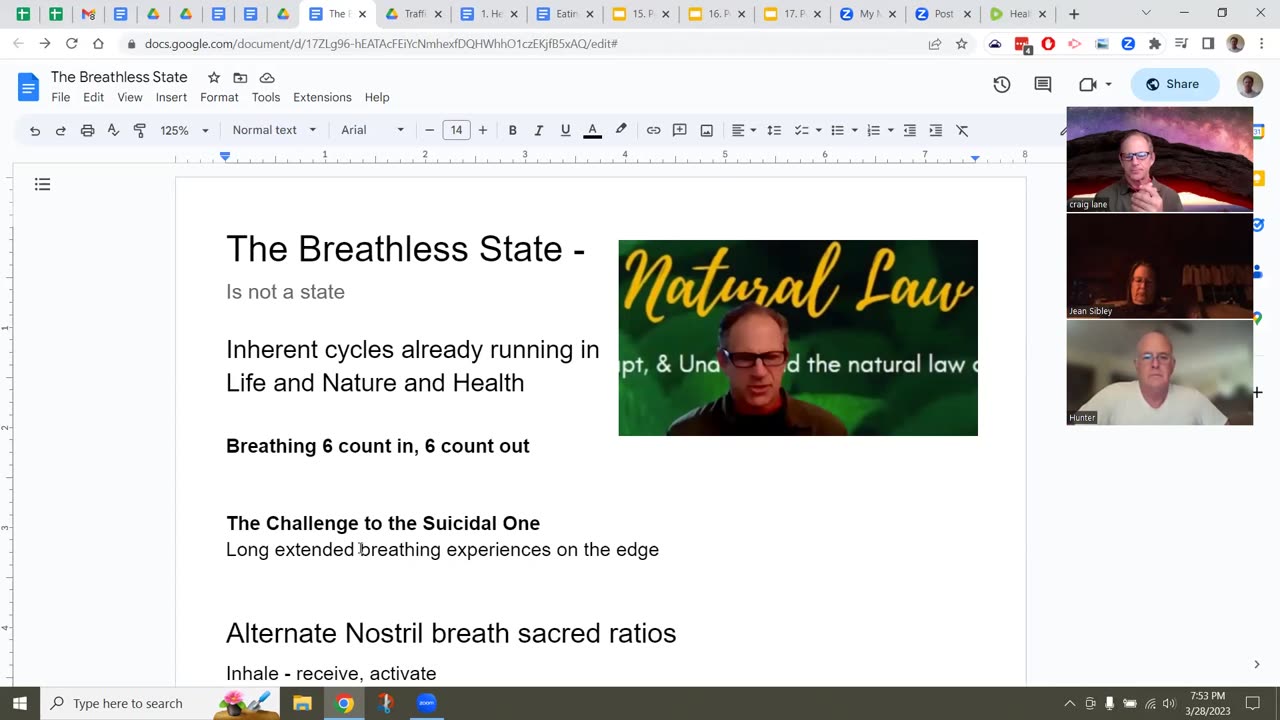 Health Alkemy's Natural Law The Breathless State March 28 2023