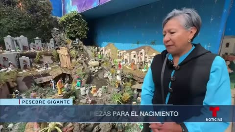 Esta familia cada año instala un enorme Nacimiento y atrae a miles