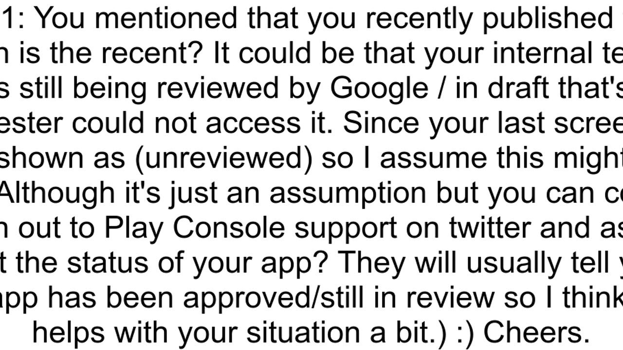 Android App Internal Test Publishing shows quotApp is not available for your devicequot on Google P