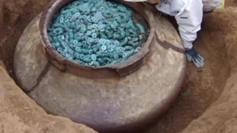 THEY FOUND AN ANCIENT PAIR OF WHAT IN MONGOLIA?