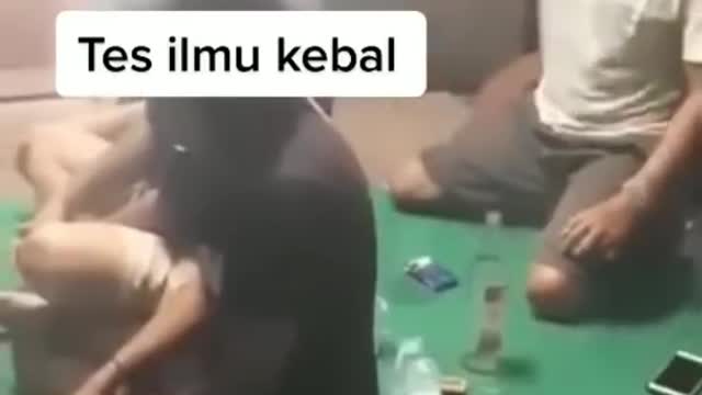 The fail magic hit by bottle