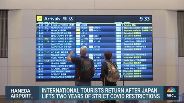 Tourists From Abroad Flock To Japan After Covid Restrictions Lifted