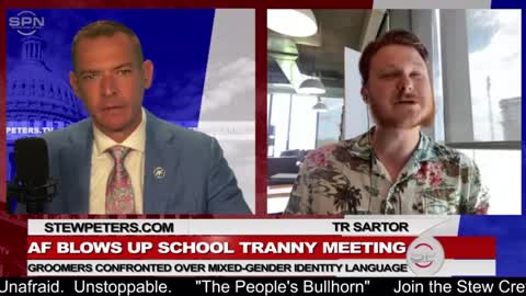 AF Confronts School Tranny Meeting: Fairfax Groomers Fought Over Mixed Gender Language For Kids